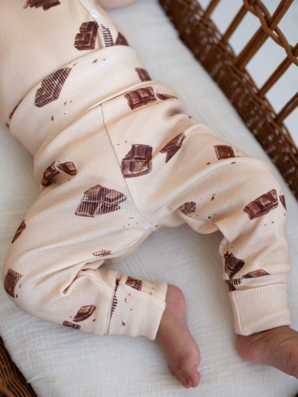 Legginsy rosnące Czekolada